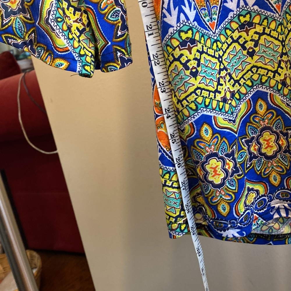 Patterned long blouse - Picture 3 of 3